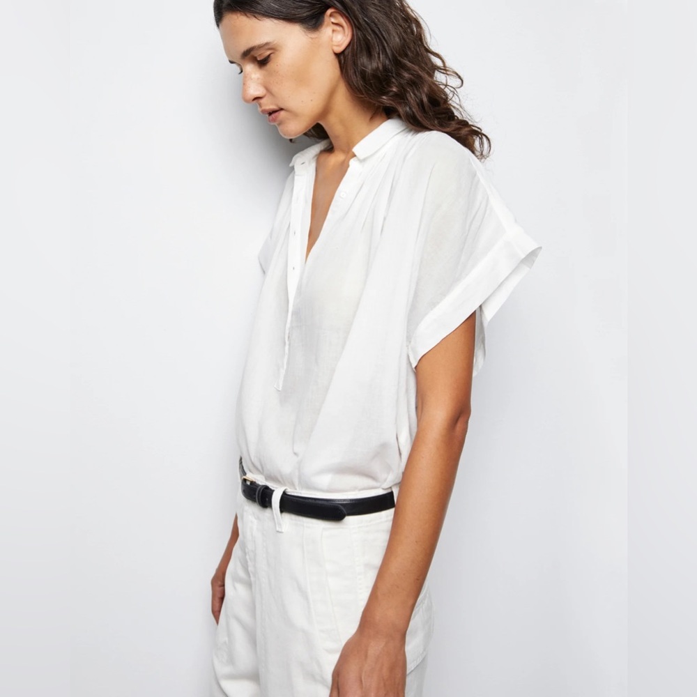 Nili Lotan Normandy Blouse in Ivory - Picture 7 of 7